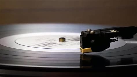 Needle Drop On Vinyl Record Stock Video Motion Array
