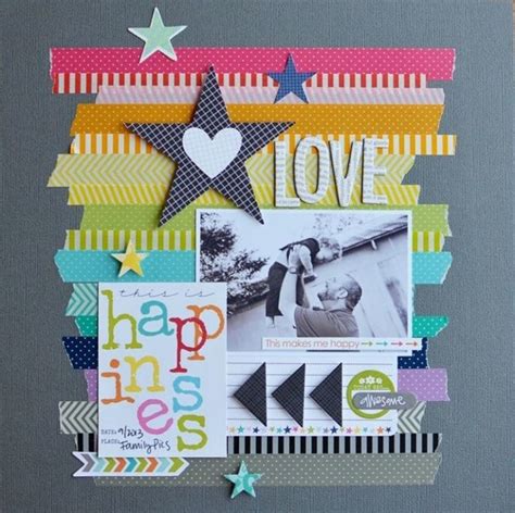 Washi Tape Use On Scrapbook Pages Feltmagnet