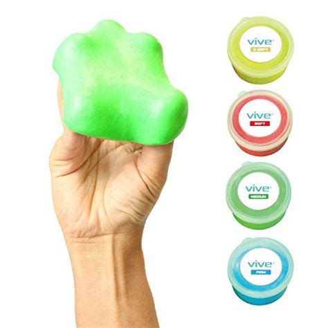 Therapy Putty By Vive 3 Oz Each For Finger Hand And Grip Strength