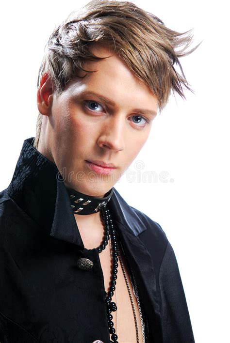 Every hairstyle is accompanied by extensive hairstyle advice, styling instructions, and suitability advice about face shape, hair texture, density, age and other attributes. Young Man With Creativity Stylish Hairstyle Stock Image ...