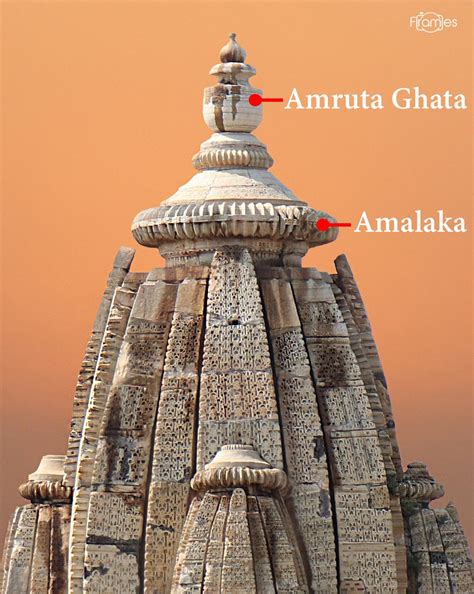 thread by artist rama “amalaka” is one of the important elements of temple shikhara tower in