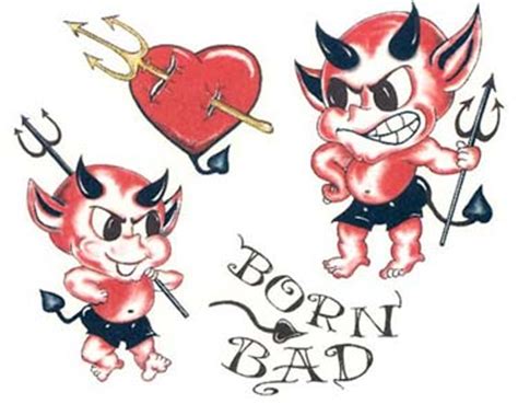 This tattoo art has paved its way up to the other continents of the world and is greatly adored! Cute Devil Tattoos - Cliparts.co
