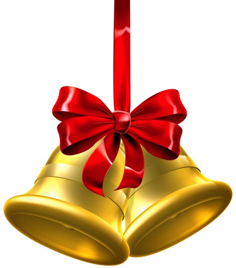 Christmas Jingle Bell Clip Art Gold Christmas Bells Png Clip Art