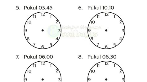 Pelajaran Matematika Kelas 3 Tentang Jam