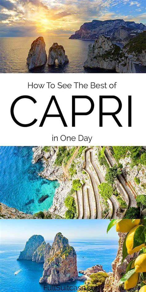 One Day In Capri Things To Do And Practical Tips For Your Visit
