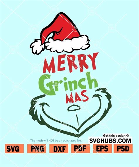 Grinch Love Christmas Svg Digital File Dr Seuss Svg