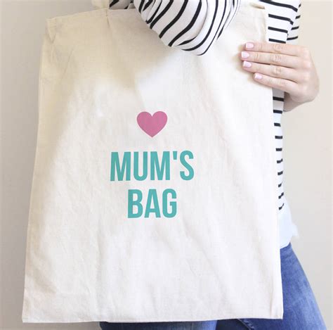 mum s bag personalised tote bag by sarah hurley
