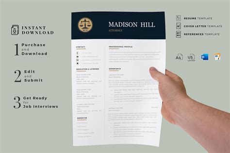 Your resume and a cover letter are a package deal that work together to show off your expertise. Attorney Resume, CV. Lawyer Resume Template + Legal Cover ...