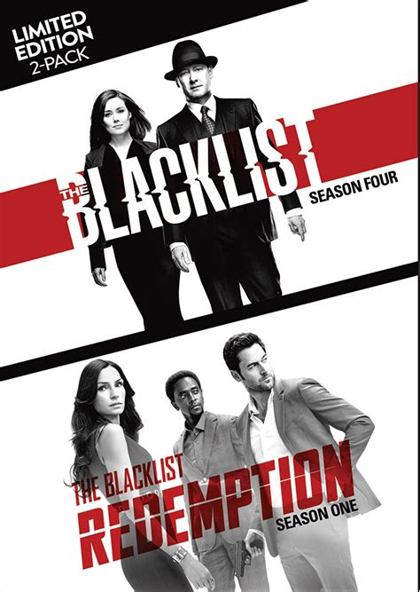 The Blacklist Season Four Blacklist Redemption Season One Two Pack Blacklist