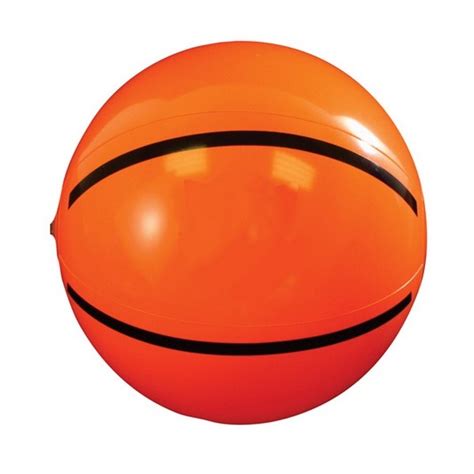 TGB92140 BK 9 Inflatable Basketball Beach Ball With Custom Imprint