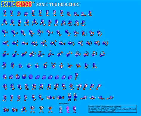 Custom Edited Sonic The Hedgehog Customs Sonic Chaos Style