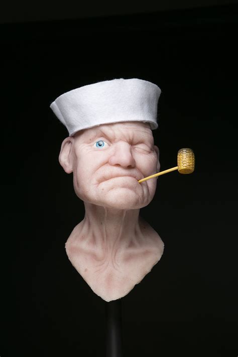 Popeye Silicone Head Bust — Stan Winston School Of Character Arts Forums