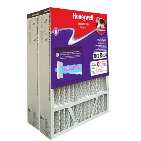 Honeywell 20 In X 25 In X 4 In Pleated Air Cleaner Replacement