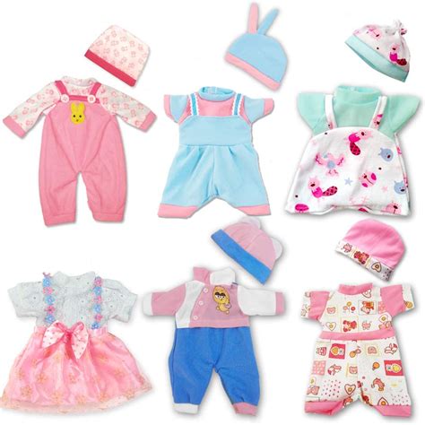Amazon Com ARTST Doll Clothes 12 Inch Baby Doll Clothes 6 Sets Include