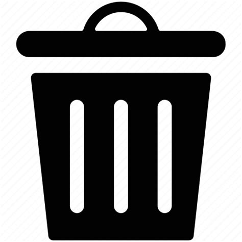 Garbage Bin Garbage Can Garbage Container Trash Bin Trash Can Icon