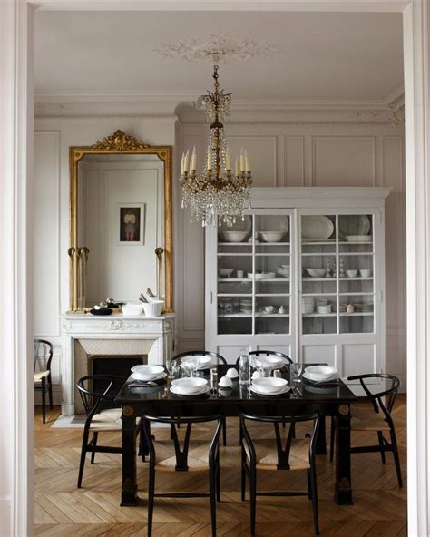 31 Beautiful Parisian Dining Rooms Parisian Dining Room Home Decor