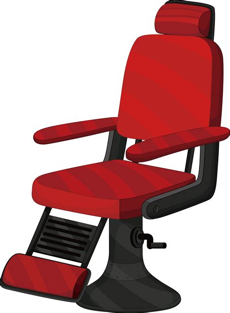 77 888 2 95 534 6 71 546 3. Chair Clip Red - Barber Chair Png Vector , Transparent ...