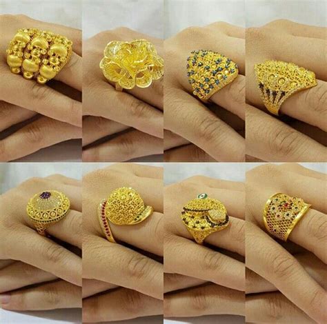 Beautiful Simple Gold Gold Ring Design For Female Without Stone With