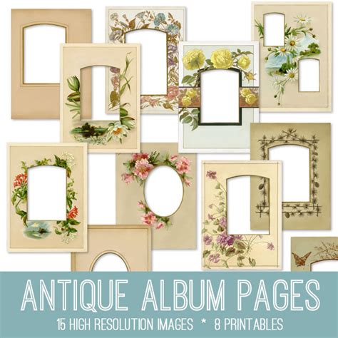 Javascript is required to view shouts on this page. Antique Album Pages
