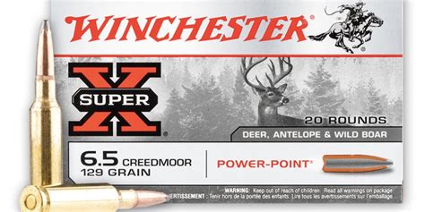 Winchester Deer Season Xp 65 Creedmoor Ballistics Chart