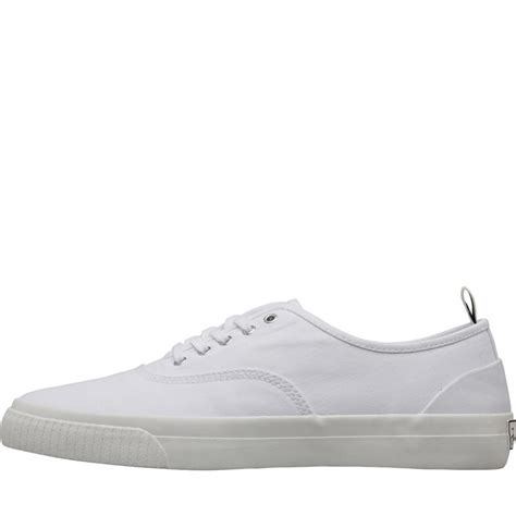 Buy Fred Perry Mens Barson Canvas Pumps White