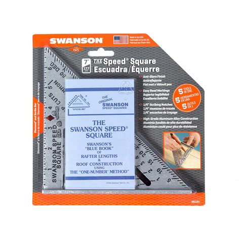 Swanson Tool Heavy Duty Aluminum Speed Square 7 S0101 Swanson