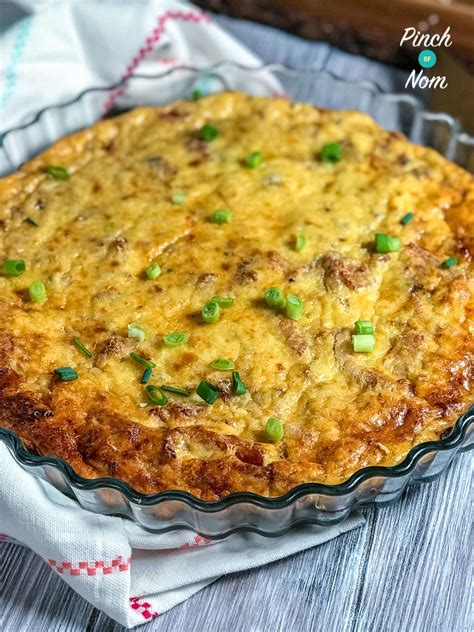 Crustless Quiche Lorraine Slimming And Weight Watchers Friendly Pinch