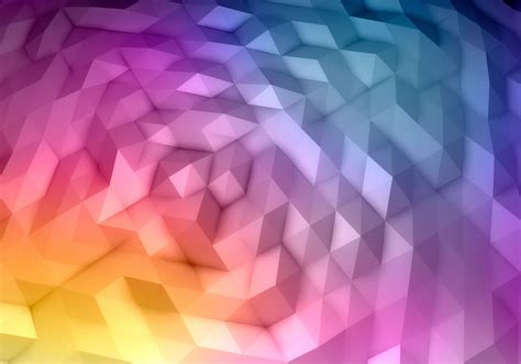Wallpaper Illustration Abstract Purple Low Poly