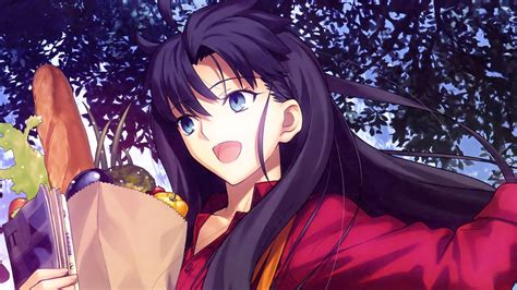 Here are 34 of the best. Tohsaka Rin, Fate Series, Black Hair, Long Hair, Open ...