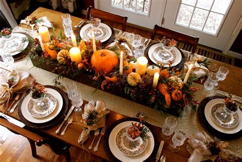 Amazing Thanksgiving Dining Table Settings Youll Love