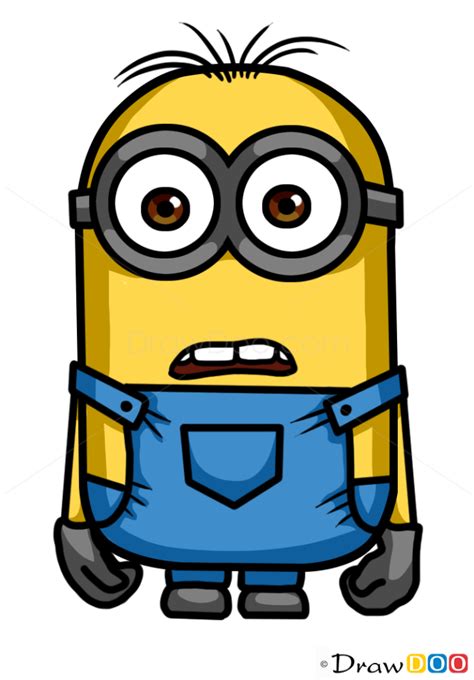 How To Draw Minion Dave Cartoon Characters