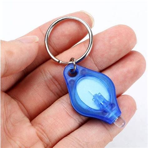 Mini Torch Key Chain Ring Pk Keyring White Led Lightsuv Led Light Led