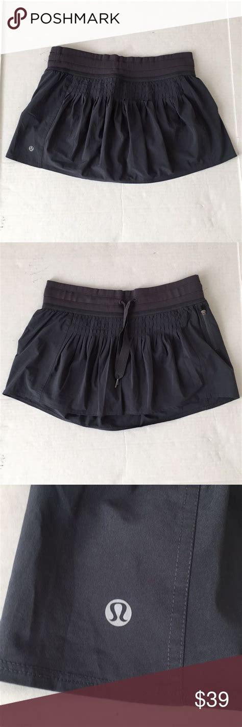 Lululemon Grey Pleated Tennis Skirt Womens Size 8