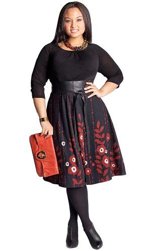 Igigi By Yuliya Raquel Plus Size Lynette Sweater Dress In Black