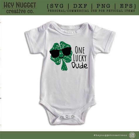 One Lucky Dude Svg St Pattys Svg St Patricks Etsy Nederland