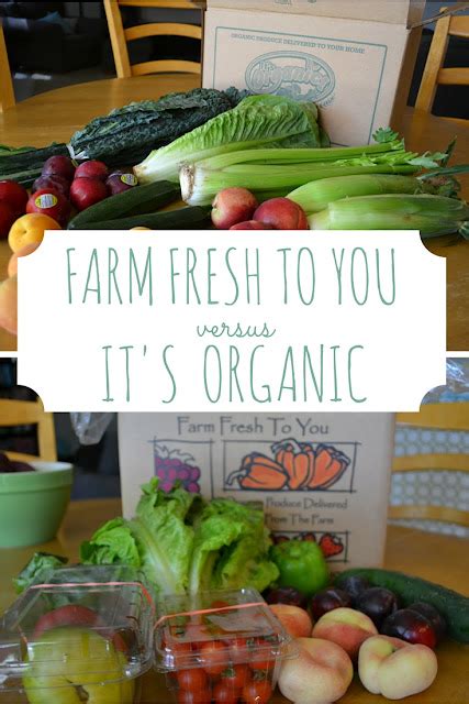 Plan To Happy Farm Fresh To You Versus Its Organic
