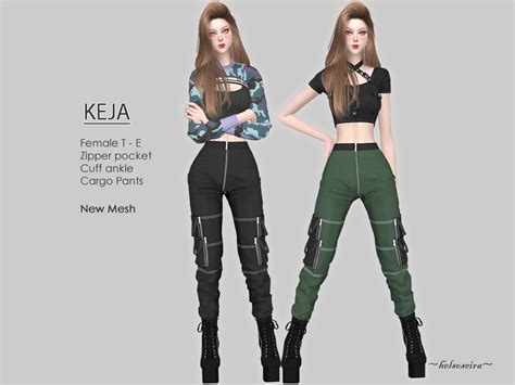 The Sims Resource Keja Cargo Pants