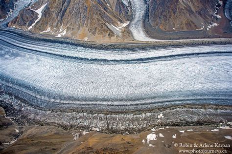 Photographing The Kaskawulsh Glacier From The Air Robin And Arlene