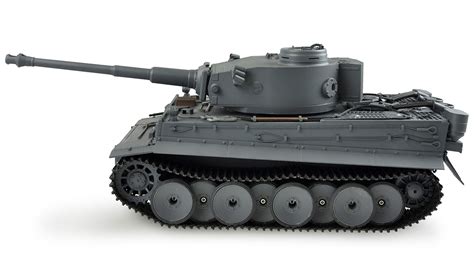 2 — ящик с прикладом и сошкой спаренного пулемёта; Panzer Tiger I Vollmetall lackiert 2,4GHz, True Sound ...