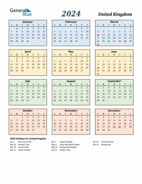 2024 Calendar Uk With Bank Holidays Printable Pdf 2019 2024 Calendar Sep