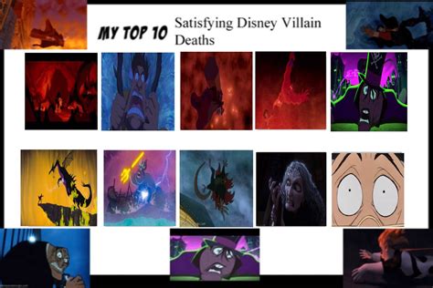 Top 10 Satisfying Disney Villain Deaths Meme By Jackskellington416 On