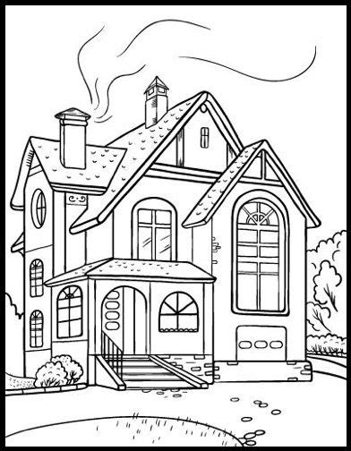 Ada banyak konsep seperti mewarnai gambar pemandangan, rumah, buah, masjid dan lainnya. Gambar Rumah Untuk Diwarnai