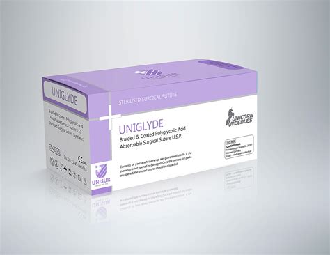Braided And Coated Polyglycolic Acid Suture Universal Sutures