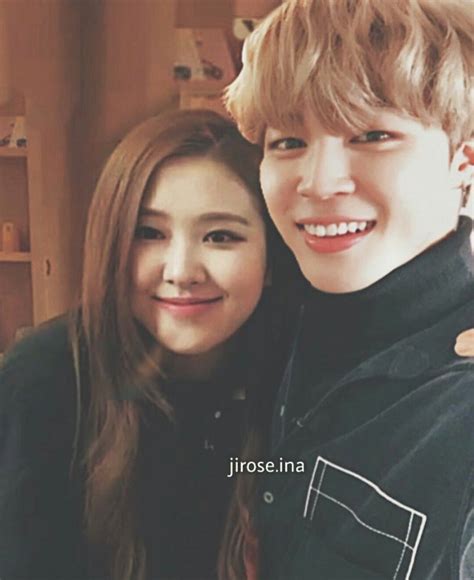 They are not together, but mutually intrested in each other #kpop_fortune_teller #jimin #rose. Imagem por Roos Hengeveld em Ships | Casais perfeitos ...