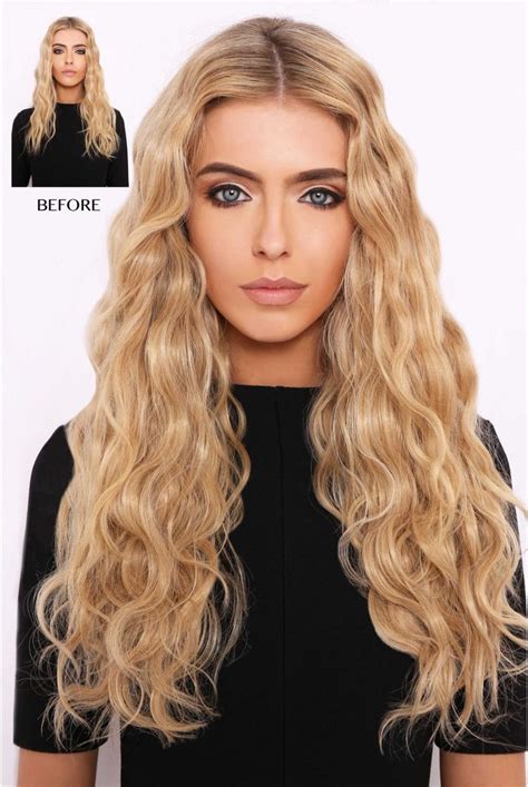 Super Thick 22 5 Piece Crimped Wavy Clip In Hair Extensions