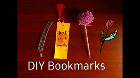 diy bookmarks youtube
