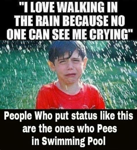 A rain shower moving from west to east in the late afternoon is likely to produce a rainbow after the rain clouds have passed the sun. I love walking in the rain because no one can see me ...