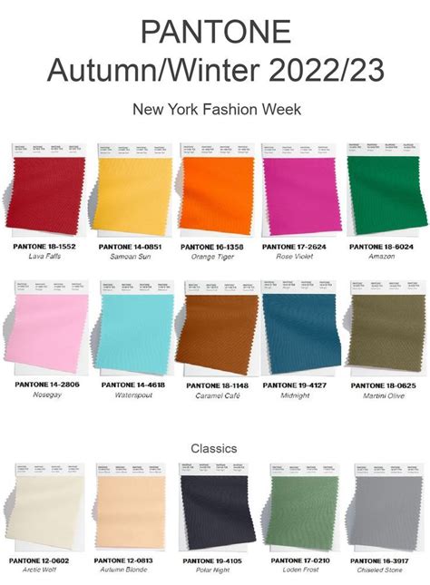 fashion color trend report new york fashion week autumn winter 2022