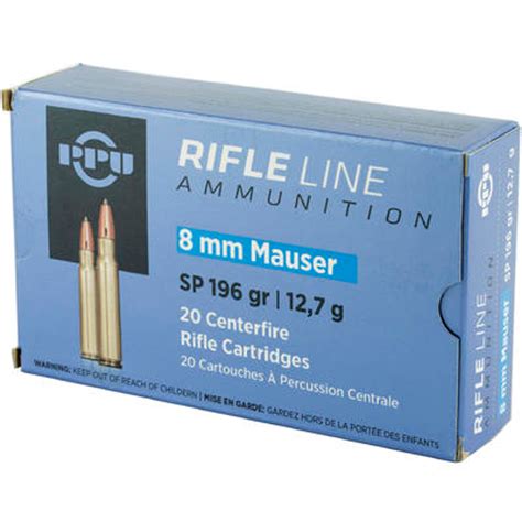 Prvi Partizan Ammunition 792x57mm Mauser 8mm Mauser 196 Grain