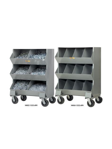All Welded Mobile Storage Bins Industrial Equipment For Sale